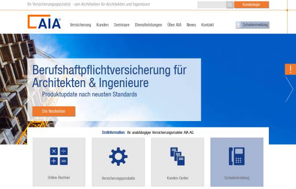 Vorschau von www.aia.de, AIA AG