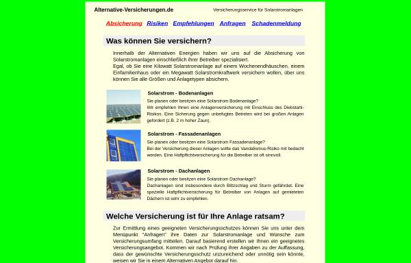 Vorschau von www.alternative-versicherungen.de, Katrin Kühn