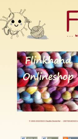 Vorschau der mobilen Webseite flinkhand.de, Flinkhand