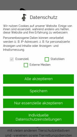 Vorschau der mobilen Webseite www.tierschutz-videoarchiv.de, Tierschutz-Videoarchiv