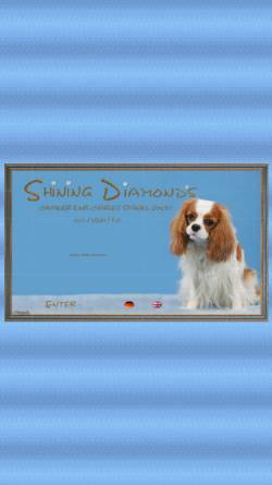 Vorschau der mobilen Webseite www.shining-diamonds.de, Shining Diamond's