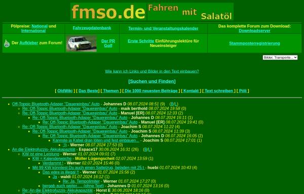 Vorschau von www.fmso.de, Fahren mit Salatöl