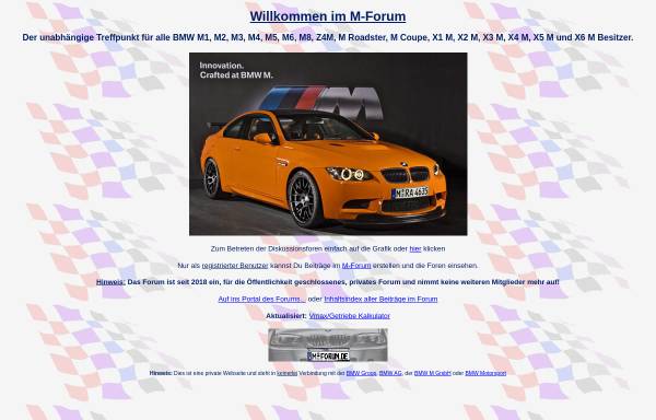 Vorschau von www.m5-forum.de, BMW M5-Forum