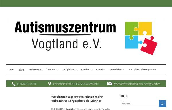 Vorschau von www.autismus-vogtland.de, Autismus Vogtland e.V.