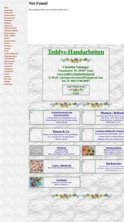 Vorschau der mobilen Webseite www.teddys-handarbeiten.de, Teddys-Handarbeiten