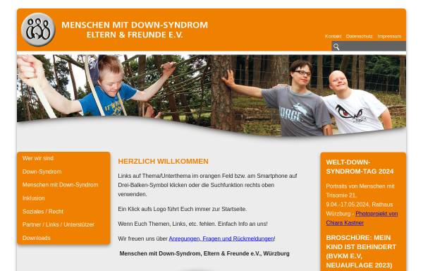 Vorschau von www.trisomie21.de, Menschen mit Down-Syndrom, Eltern & Freunde e.V.