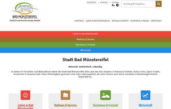 Vorschau von www.bad-muenstereifel.de, Bad Münstereifel