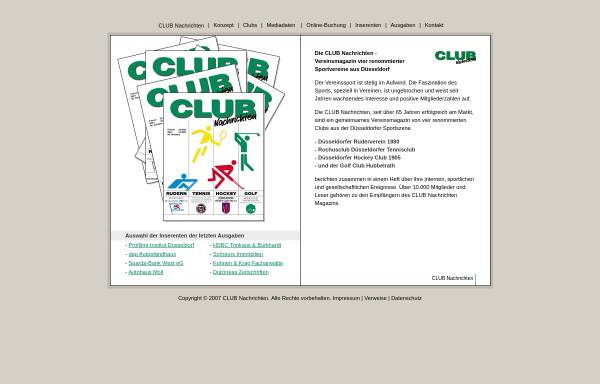 Vorschau von www.club-nachrichten.de, Club Nachrichten