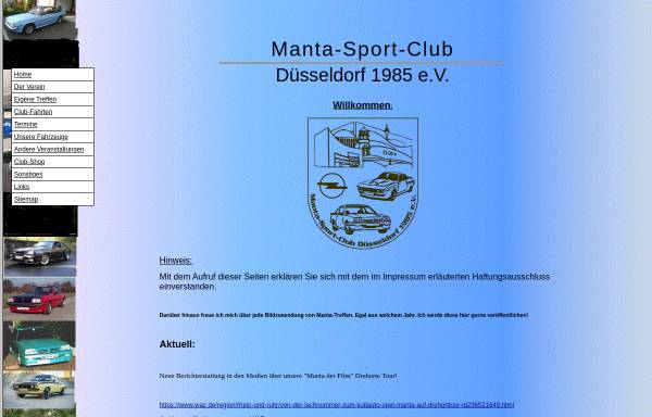Vorschau von www.manta-sport-club-duesseldorf.de, Manta-Sport-Club Düsseldorf 1985 e.V.