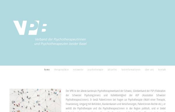 Vorschau von www.psychotherapie-bsbl.ch, Verband PsychotherapeutInnen beider Basel