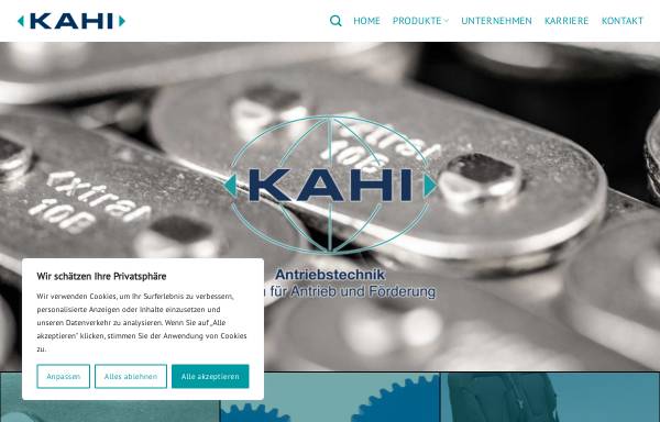 Vorschau von kb-chains.de, KAHI-Antriebstechnik GmbH