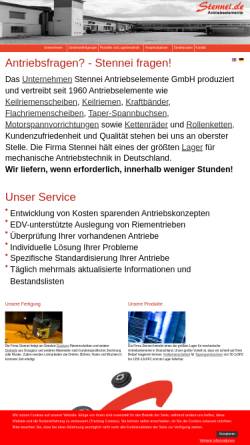 Vorschau der mobilen Webseite www.stennei.de, Stennei Antriebselemente GmbH