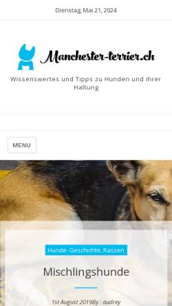 Vorschau der mobilen Webseite www.manchester-terrier.ch, Vom Alpenrhein