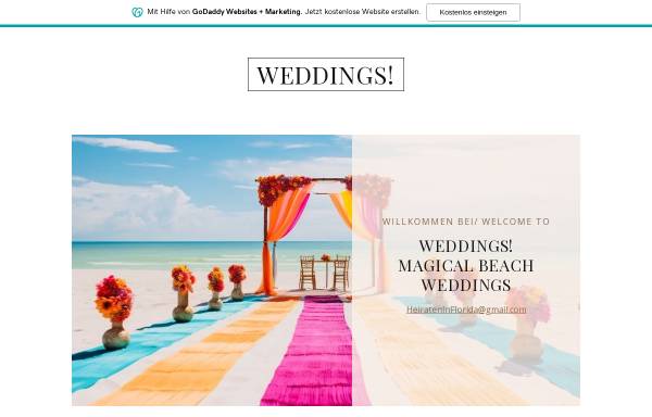 Vorschau von heirateninflorida.com, Heiraten in Florida