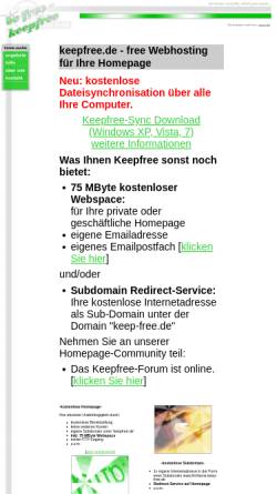 Vorschau der mobilen Webseite www.keepfree.de, Keepfree.de
