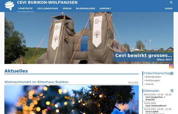 Vorschau von cevi-buwo.ch, Cevi Bubikon-Wolfhausen