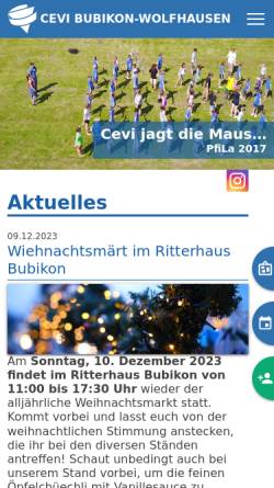 Vorschau der mobilen Webseite cevi-buwo.ch, Cevi Bubikon-Wolfhausen