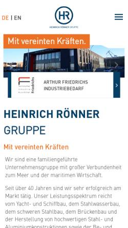 Vorschau der mobilen Webseite www.bvt-bremen.de, Brenn- und Verformtechnik Bremen GmbH
