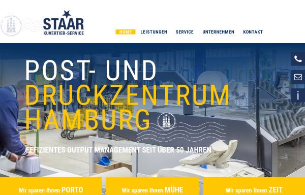Vorschau von www.kuvertierservice-staar.de, Kuvertier-Service Auguste Staar GmbH