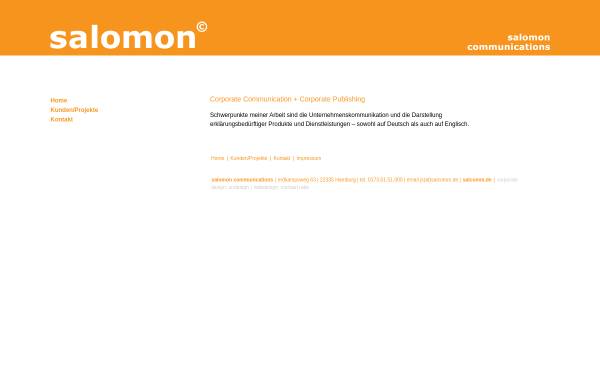 Vorschau von www.salcomm.de, Salomon Communications