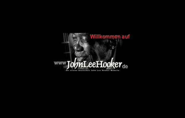Vorschau von www.johnleehooker.de, John Lee Hooker Website
