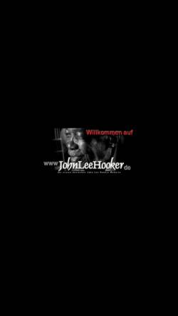 Vorschau der mobilen Webseite www.johnleehooker.de, John Lee Hooker Website