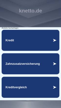Vorschau der mobilen Webseite www.knetto.de, kpunkt - Wolfgang Kurtz