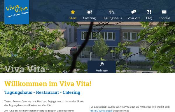 Vorschau von www.vivavita-fs.de, Viva Vita
