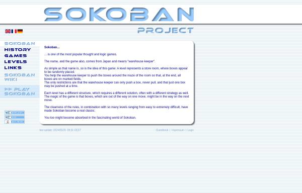 Vorschau von sokobano.de, Sokoban project