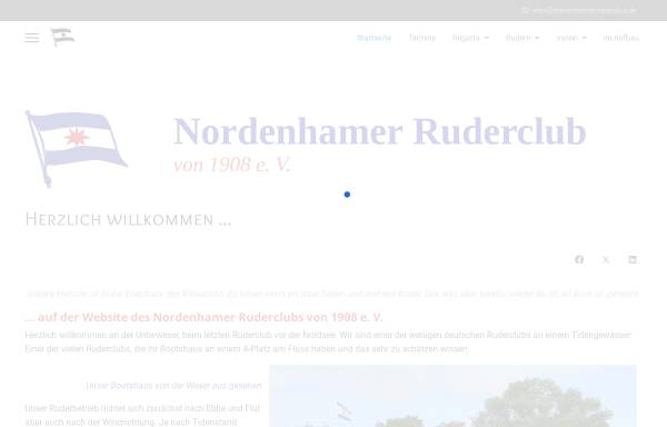 Vorschau von www.nordenhamer-ruderclub.de, Nordenhamer Ruderclub von 1908 e.V.