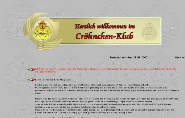 Vorschau von www.croehnchen-klub.de, Morbus Crohn / Colits - Seite Cröhnchen-Klub