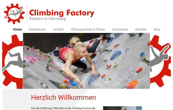 Vorschau von climbing-factory.de, Climbing Factory Nürnberg