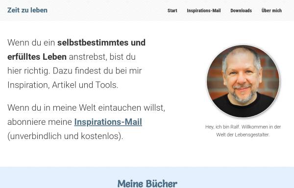 Vorschau von www.zeitzuleben.de, Zeit zu leben
