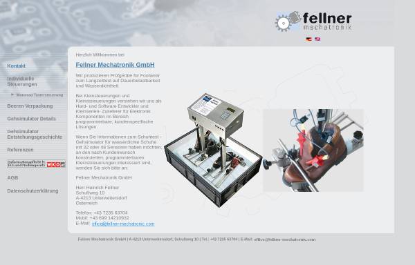 Vorschau von www.fellner-mechatronic.com, Fellner Mechatronik, Inh. Heinrich Fellner