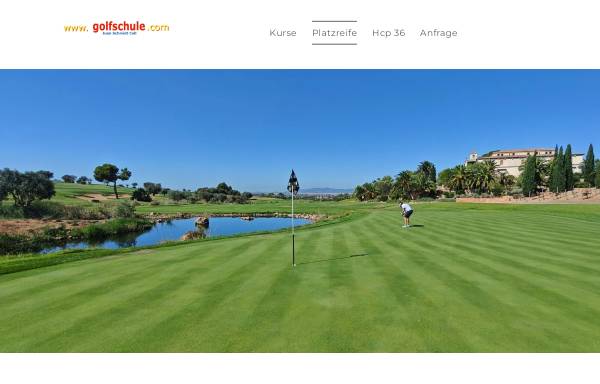 Vorschau von www.golfschule.com, Golfschule Mallorca, Juan Schmidt Coll