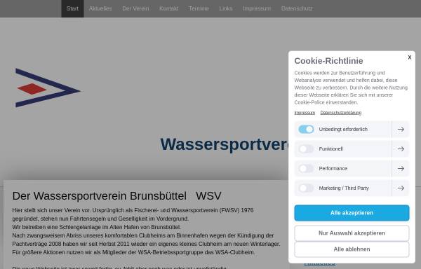 Vorschau von wsv-bru.de, Wassersportverein Brunsbüttel e.V.