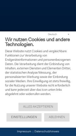 Vorschau der mobilen Webseite www.rh-brillenglas.de, Rupp + Hubrach Optik GmbH