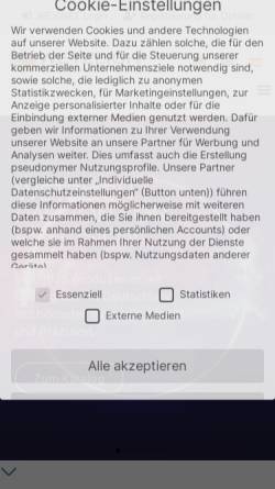 Vorschau der mobilen Webseite www.wetzlich.de, Wetzlich Optik-Präzision GmbH