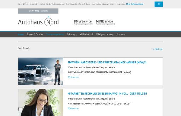Vorschau von www.autohaus-nord.sh, Autohaus Nord GmbH