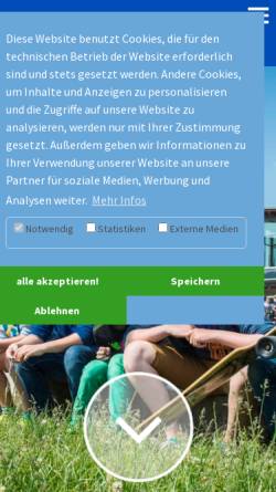 Vorschau der mobilen Webseite www.realschule-kalkar.de, Städtische Realschule Kalkar