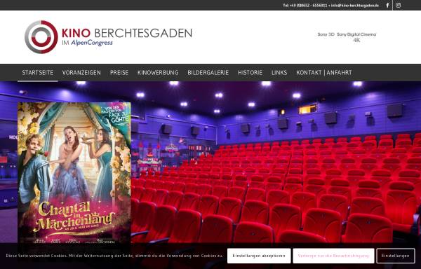 Vorschau von www.kino-berchtesgaden.de, Kino Berchtesgaden