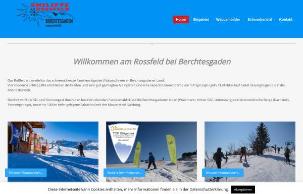 Vorschau von www.rossfeld.info, Sport- und Ausflugsberg Rossfeld