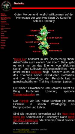 Vorschau der mobilen Webseite www.kung-fu-lueneburg.de, Niklas Schmidt