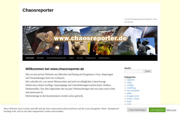 Vorschau von www.chaosreporter.de, Chaosreporter Manuela