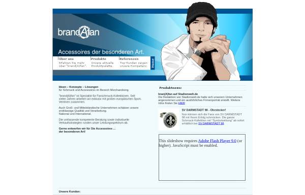 Vorschau von www.brandafan.de, brand(A)fan - Fanartikel