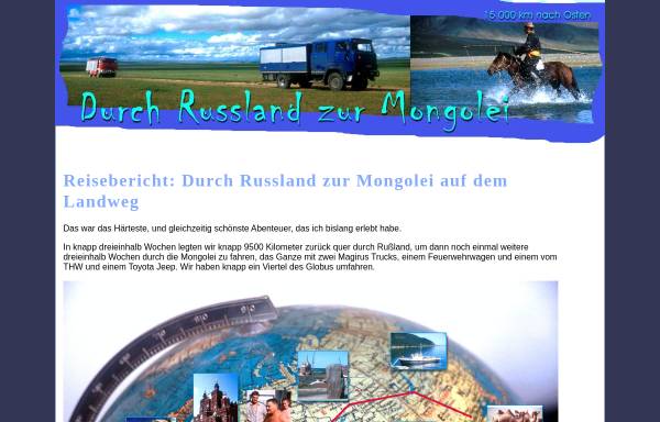 Vorschau von www.rolf-blenn.de, Durch Russland zur Mongolei [Rolf Blenn]