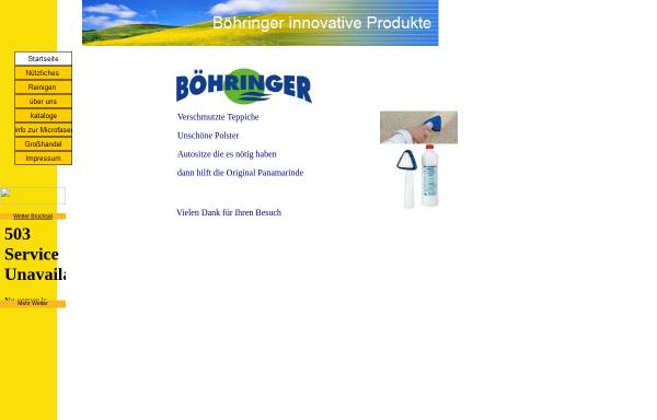 Vorschau von www.boehringer-versand.de, Böhringer Versand
