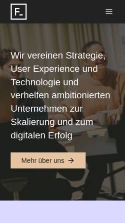 Vorschau der mobilen Webseite www.agentur-webfox.de, Webfox