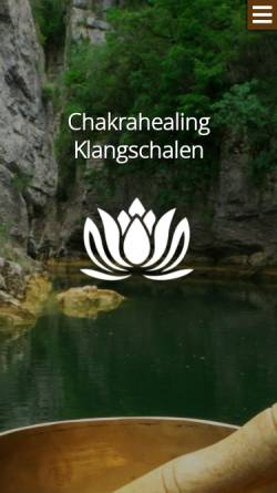 Vorschau der mobilen Webseite www.chakrahealing.de, Chakrahealing