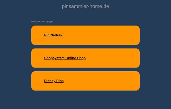 Pinsammler-Home